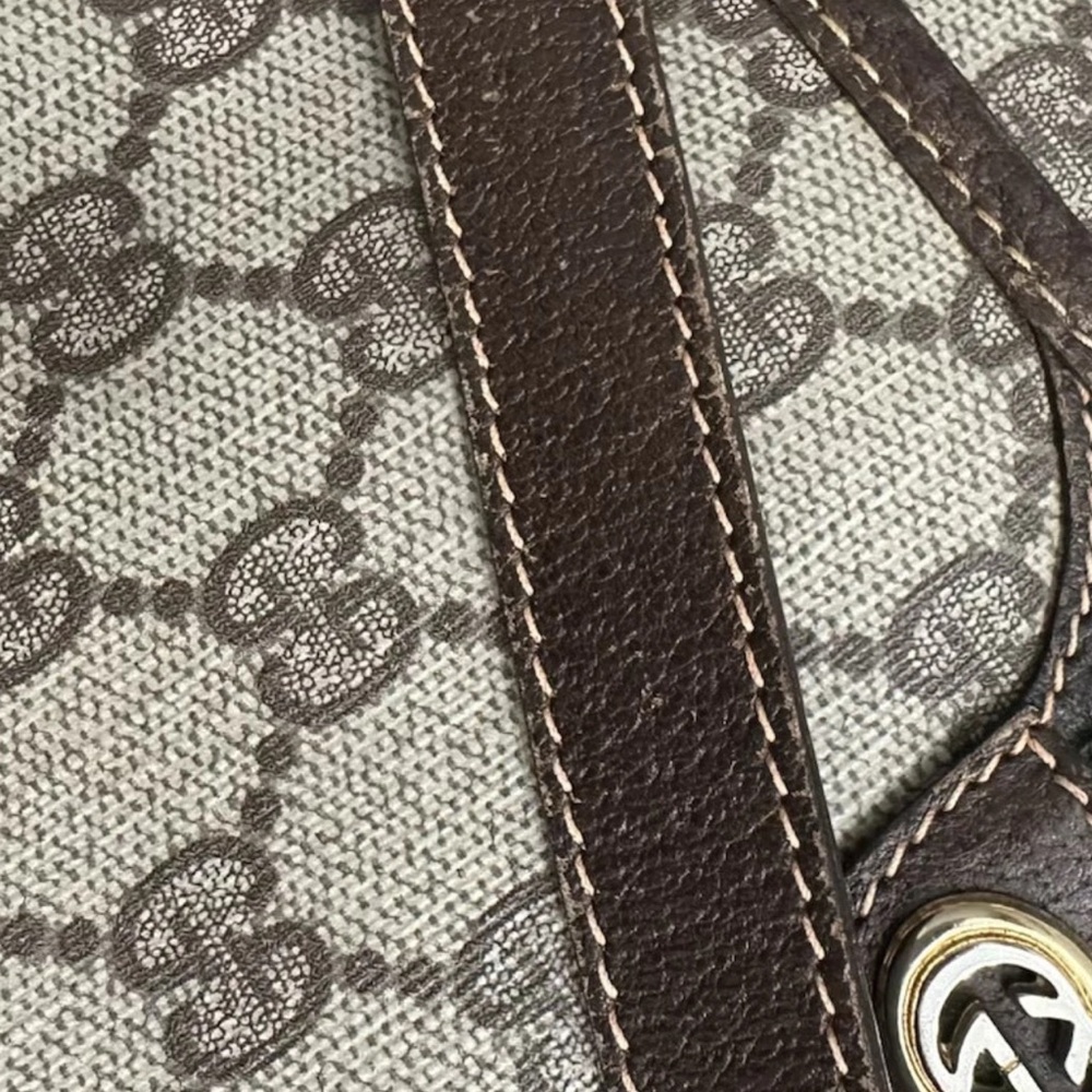 Brown Patterned Men's Bag